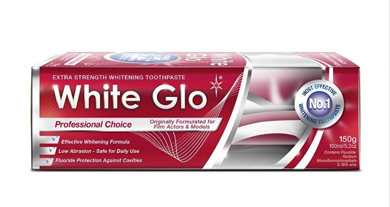 Valgendav hambapasta "White Glo" Professional Choice, 150g. hind ja info | Suuhügieen | kaup24.ee