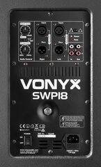 Aktiivne subwoofer Vonyx SWP18 PRO 18 "/ 1200W hind ja info | Koduaudio ja "Soundbar" süsteemid | kaup24.ee