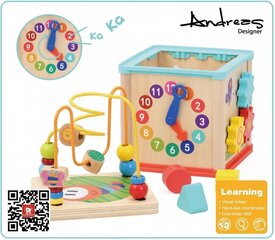 Puidust tegevuskuubik lastele Top Bright hind ja info | Imikute mänguasjad | kaup24.ee
