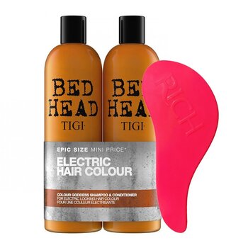 Komplekt TIGI Bed Head Colour Goddess: šampoon 750ml + palsam 750ml + RICH juuksehari hind ja info | Šampoonid | kaup24.ee