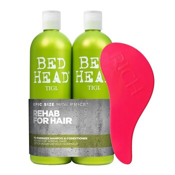 Komplekt TIGI Bed Head Re-Energize: šampoon 750ml + palsam 750ml + RICH juuksehari hind ja info | Šampoonid | kaup24.ee