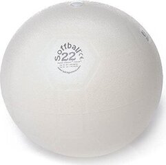 Võimlemispall PEZZI Softball MAXAFE 22 cm, valge hind ja info | Võimlemispallid | kaup24.ee