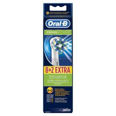 Otsikud hambaharjale Braun Oral-B Crossaction EB50-10 hind ja info | Elektriliste hambaharjade otsikud | kaup24.ee