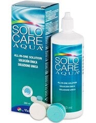 SoloCare Aqua 360 ml Menicon läätsevedelik hind ja info | Läätsevedelikud | kaup24.ee
