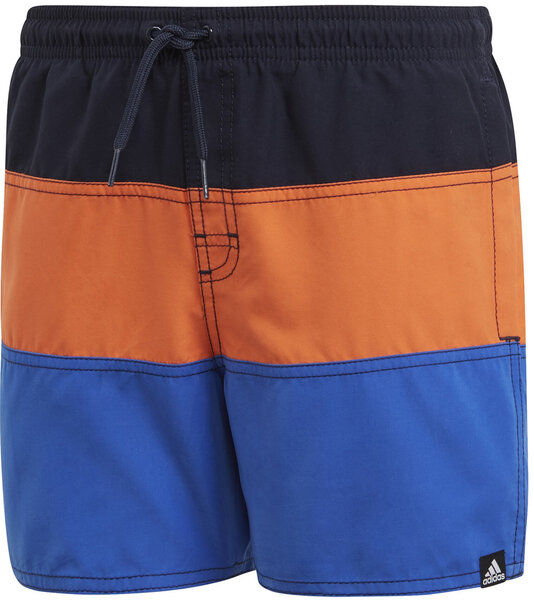 blue and orange adidas shorts