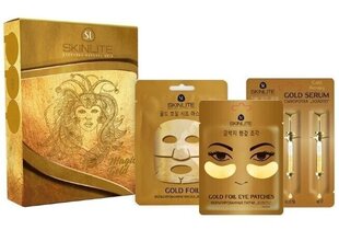 Näomaskide komplekt Skinlite Magic Gold, 3 tk. hind ja info | Näomaskid, silmamaskid | kaup24.ee