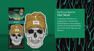 Stiilne õhuvärskendaja Aroma Dia De Los Muertos Hat Skull hind ja info | Auto õhuvärskendajad | kaup24.ee