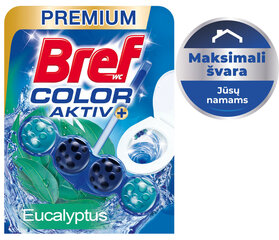 Tualetipuhastaja-värskendaja BREF Blue Aktiv Eucalyptus, 50 g hind ja info | Puhastusvahendid | kaup24.ee