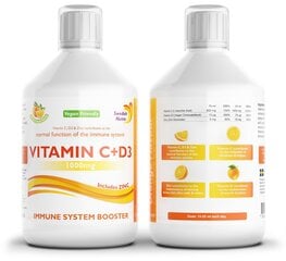 Vitamiin C+D3 hind ja info | Vitamiinid, toidulisandid, preparaadid tervise heaoluks | kaup24.ee
