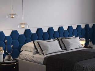 Pehmed seinapaneelid, 3 tk, Cosmopolitan Design Lovon R6, sinine hind ja info | Pehmed seinapaneelid | kaup24.ee