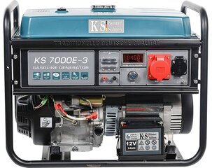 Bensiini Generaator KS7000E-3 hind ja info | Elektrigeneraatorid | kaup24.ee