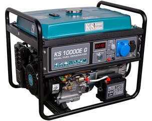 Bensiini/LPG Generaator KS10000E G hind ja info | Elektrigeneraatorid | kaup24.ee