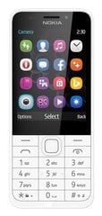 Nokia 230 Dual SIM, Серебряный цена и информация | Мобильные телефоны | kaup24.ee