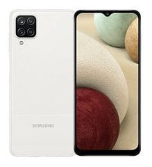 Telefon Samsung Galaxy A12, 64GB, Dual SIM, White hind ja info | Mobiiltelefonid | kaup24.ee