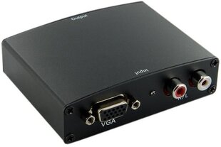 Konverter 4World VGA + R/L Audio į HDMI hind ja info | USB jagajad, adapterid | kaup24.ee