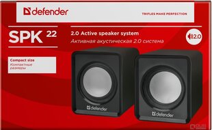 Kõlarid Defender SPK 22, 2.0, must hind ja info | Kõlarid | kaup24.ee