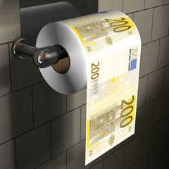 WC-paber 200 eurot hind ja info | Naljakad kingitused | kaup24.ee
