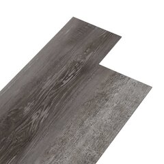 vidaXL PVC-st põrandaplaadid, 4,46 m² 3 mm, iseliimuv, triibuline puit hind ja info | Laminaatpõrandad | kaup24.ee