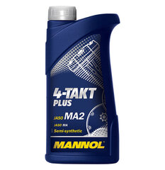 Neljataktiline poolsünteetiline mootoriõli Mannol 4-Takt Plus 10W-40, 1 L hind ja info | Mootorrataste mootoriõlid | kaup24.ee