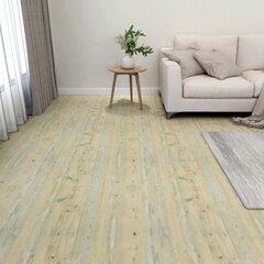 Iseliimuvad põrandaplaadid vidaXL 55 tk, PVC, 5,11 m², helepruun hind ja info | Põrandaplaadid | kaup24.ee