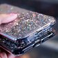 Fusion glue glitter silikoonist ümbris Samsung G998 Galaxy S21 Ultra 5G, must Internetist