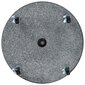 vidaXL päevavarju alus, graniit, 30 kg ümmargune, must tagasiside