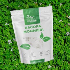 Toidulisand Raw Powders Bacopa Monnieri, 60 tabletti hind ja info | Vitamiinid, toidulisandid, preparaadid tervise heaoluks | kaup24.ee