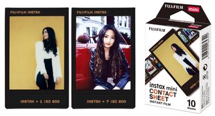 Kiirpildi fotoleht Fujifilm Instax mini Contact Sheet (10pl) hind ja info | Lisatarvikud fotoaparaatidele | kaup24.ee