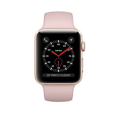 Apple Watch Series 3 (uuendatud), 42mm, Gold/Pink hind ja info | Nutikellad (smartwatch) | kaup24.ee