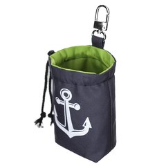 Hobbydog maiustuste kott Dark Blue Anchor, 18x5x12 cm hind ja info | Dresseerimise vahendid koertele | kaup24.ee