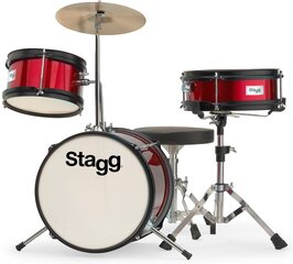 Laste trummid Stagg TIM JR 3/12B RD hind ja info | Löökpillid | kaup24.ee
