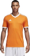 Meeste T-särk Adidas, oranž hind ja info | Jalgpalli varustus ja riided | kaup24.ee