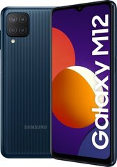 Samsung Galaxy M12, 64 GB, Dual SIM, Black hind ja info | Mobiiltelefonid | kaup24.ee