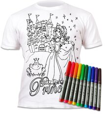 Spalvinami marškinėliai su flomasteriais SPLAT Princesės, 7-8 m. 2780015670198 hind ja info | Tüdrukute särgid | kaup24.ee