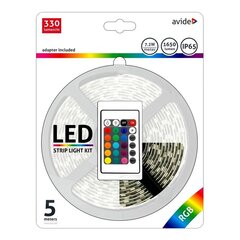 LED-riba valgus Avide RGB 5050 kaugjuhtimispuldiga IP65, 5m hind ja info | LED ribad | kaup24.ee