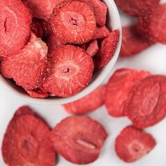 Külmkuivatatud maasikaribad, 20 g hind ja info | Pähklid, seemned, kuivatatud puuviljad | kaup24.ee
