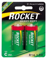 Rocket Heavy Duty C patareid, 2 tk hind ja info | Patareid | kaup24.ee