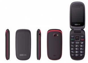 Mobiiltelefon MAXCOM MM818, must/punane hind ja info | Mobiiltelefonid | kaup24.ee