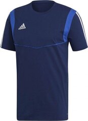Meeste T-särk Adidas Tiro, sinine hind ja info | Jalgpalli varustus ja riided | kaup24.ee