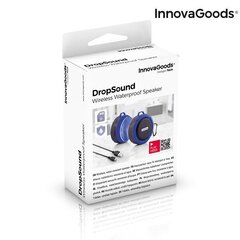 InnovaGoods DropSound Juhtmevaba Veekindel Bluetooth Kõlar hind ja info | Kõlarid | kaup24.ee