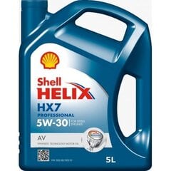 Mootoriõli Shell HELIX HX7 PRO AV 5W-30, 5L hind ja info | Mootoriõlid | kaup24.ee