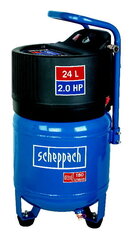 Õlivaba vertikaalne kompressor HC 24V, Scheppach hind ja info | Kompressorid | kaup24.ee