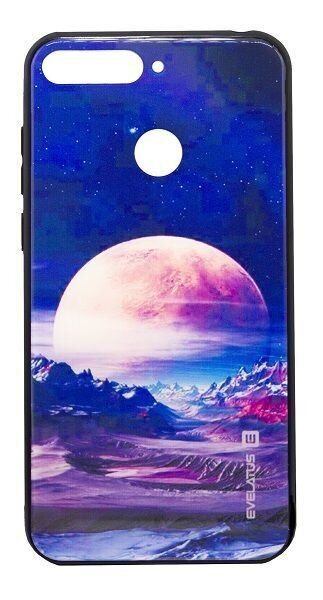 Tagakaaned Evelatus    Huawei    Y6 2018 Picture Glass Case    Valley Moon