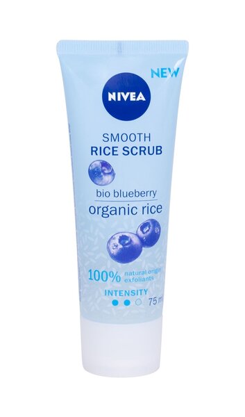 Nivea Rice Scrub Blueberry koorija 75 ml hind ja info | Näopuhastusvahendid | kaup24.ee