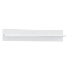 Seinariiul L-Light LLGB01B, valge/valge kõrgläige hind ja info | Riiulid | kaup24.ee