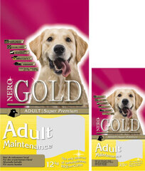NERO GOLD vähem aktiivsete koerte kuivtoit Maintenance, kanaliha ja riisiga, 2,5 kg hind ja info | Kuivtoit koertele | kaup24.ee