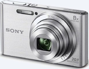 Sony 8x suumiga kompaktkaamera, hõbedane DSC-W830S hind ja info | Fotoaparaadid | kaup24.ee