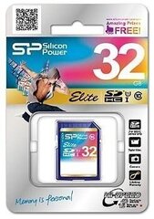 Silicon Power mälukaart SDHC 32GB Elite hind ja info | Mälupulgad | kaup24.ee