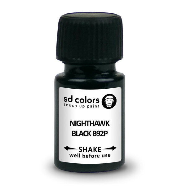 SD COLORS NIGHTHAWK BLACK B92P HONDA Kriimustuste parandamise värv 8ml Värvikood B92P NIGHTHAWK BLACK hind ja info | Auto värvikorrektorid | kaup24.ee