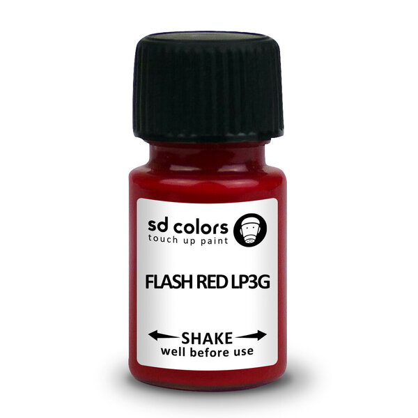 SD COLORS FLASH RED LP3G VW/AUDI Kriimustuste parandamise värv 8ml Värvikood LP3G FLASH RED